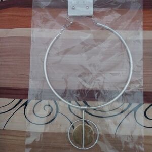 Necklace and earrings